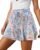 Flowy Shorts for Women Casual Boho Floral Skorts Ruffle Mini Skirts Running Tennis Butterfly Shorts Chiffon Shorts